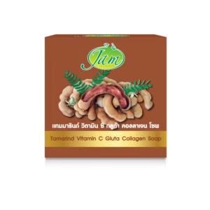 TAMARIND VITAMIN C GLUTA COLLAGEN SOAP 160 กรัม