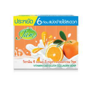 VITAMIN C & E GLUTA COLLAGEN SOAP 30 กรัม (1 เซ็ต มี 6 ชิ้น)