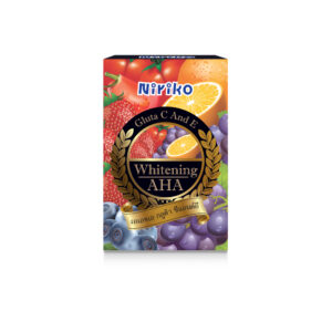 AHA GLUTA C AND E SOAP 100 กรัม