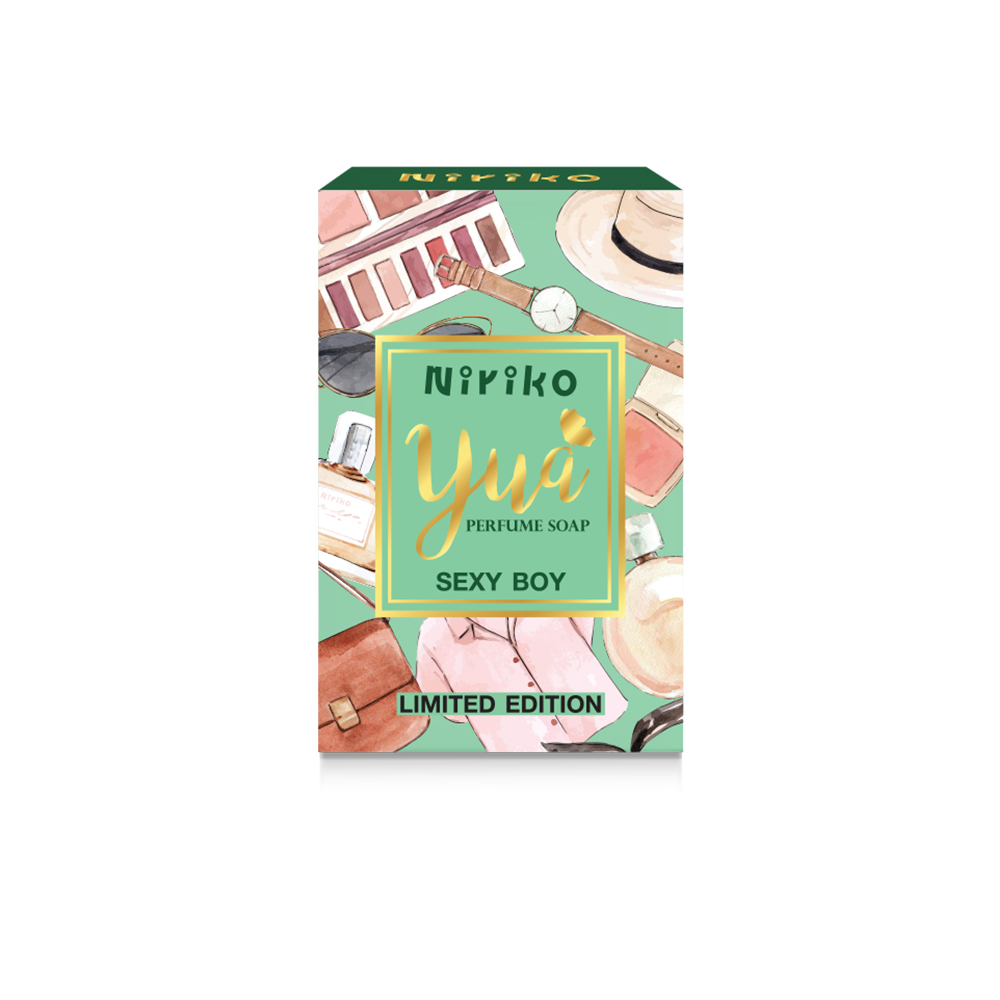 YUA SEXY BOY PERFUME SOAP 100 กรัม