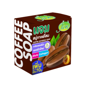 COFFEE GINSENG GLUTA COLLAGEN SOAP 70 กรัม