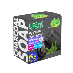 CHARCOAL GLUTA COLLAGEN SOAP 70 กรัม
