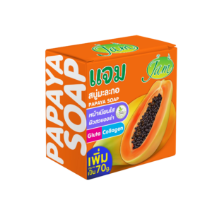 PAPAYA GLUTA COLLAGEN SOAP 70 กรัม
