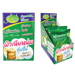 JAM RICE MILK SOAP 30 กรัม