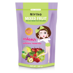 NIRIKO SPA SALT MIXED FRUIT COLLAGEN 300 กรัม
